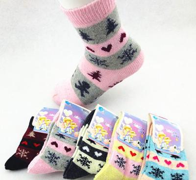【圣誕樹系列兒童羊毛襪批發 加厚保暖不扎腳 冬季必備襪】價格_廠家_圖片 -